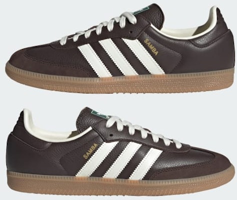 Adidas Samba OG Dark Brown/Off White/Gum JR0891 Sizing Adidas Samba OG Dark Brown/Off White/Gum JR0891