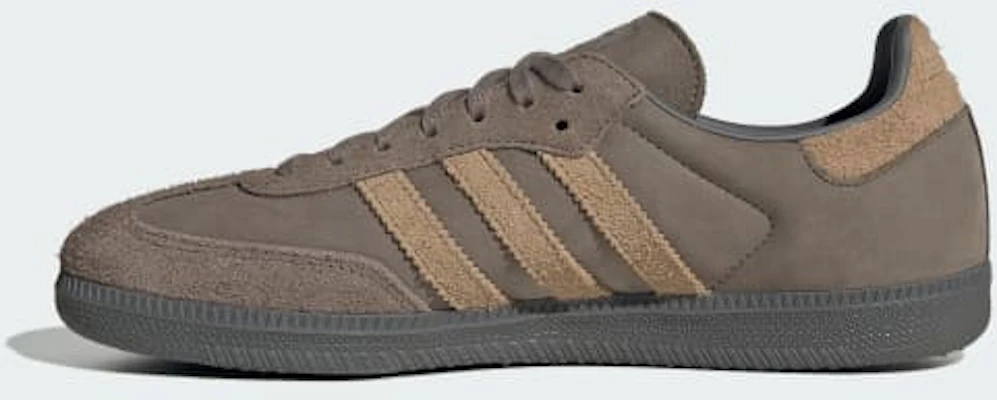 adidas Samba OG for Beauty & Collaboration Sneakers Simple Brown/Cardboard/Grey Four KI0014 Details for adidas Samba OG for Beauty & Collaboration Sneakers Simple Brown/Cardboard/Grey Four KI0014