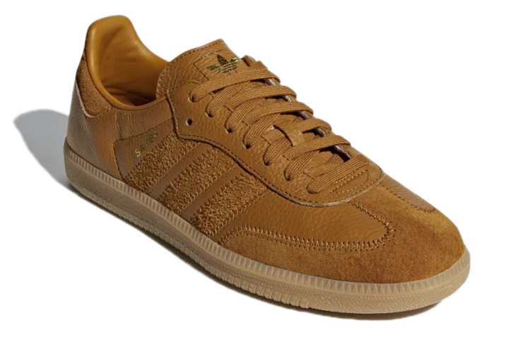 Lookbook 阿迪达斯 Samba OG FT 'Craft Ochre' 棕黄经典款 CG6134