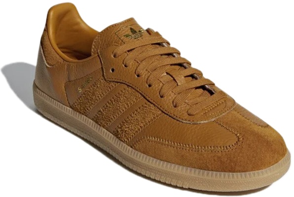 阿迪达斯 Samba OG FT 'Craft Ochre' 棕黄经典款 CG6134 Lookbook 阿迪达斯 Samba OG FT 'Craft Ochre' 棕黄经典款 CG6134