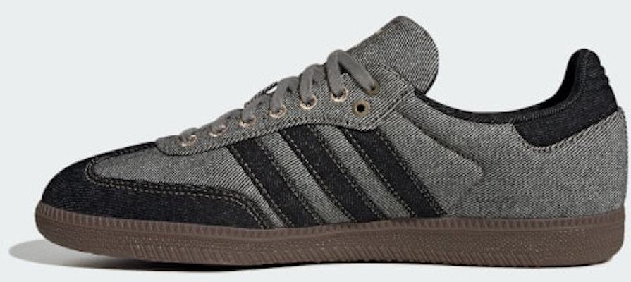 Adidas Samba OG Grey/Core Black/Gum KJ8859 Details for Adidas Samba OG Grey/Core Black/Gum KJ8859