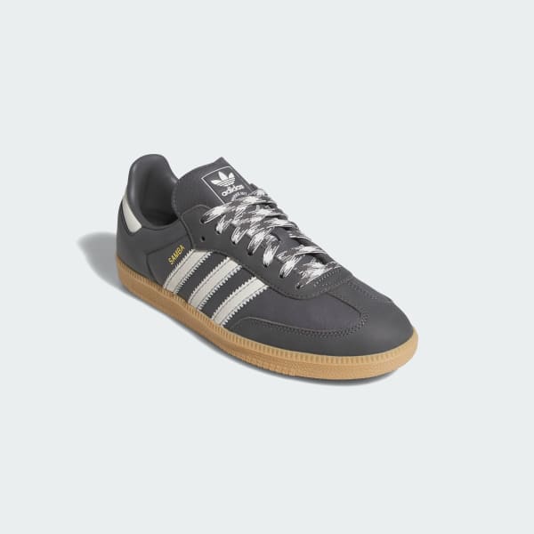Shop Adidas Samba OG 灰五/米白/木炭實灰 KJ6073
