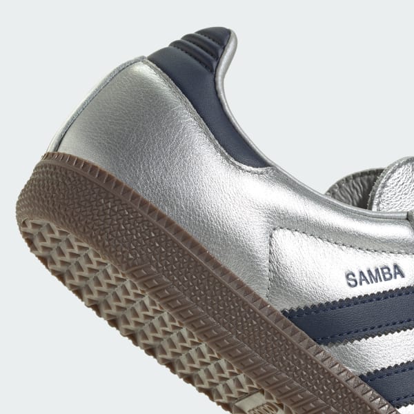 Cheap adidas Samba OG Japan Exclusive Matte Silver/Night Indigo/Gum LA2685