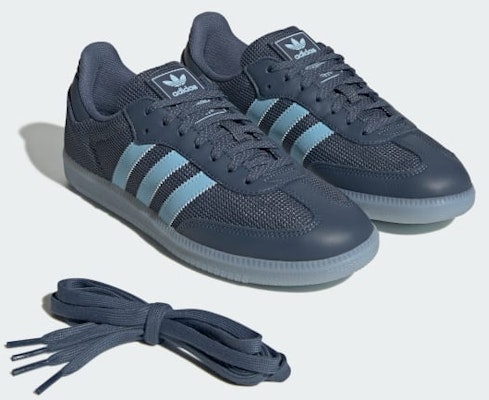 Adidas Samba OG 二手墨水/透明藍天/觸感藍 JR0900 1