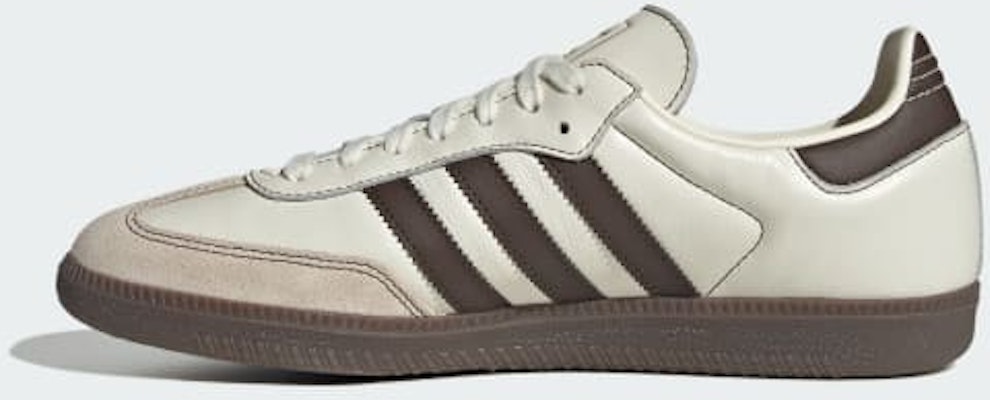 아디다스 삼바 OG 레트로 스니커즈 오프화이트/브라운/검 KK4484 Details for 아디다스 삼바 OG 레트로 스니커즈 오프화이트/브라운/검 KK4484