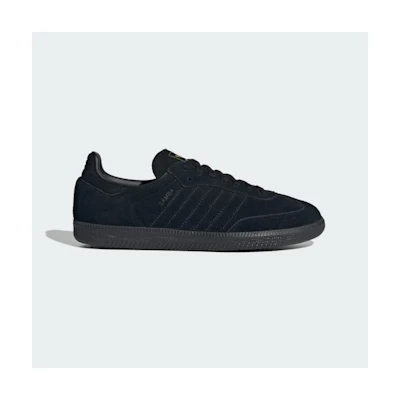 Adidas Samba Shoes Core Black/Grey Three/Gold Metallic
