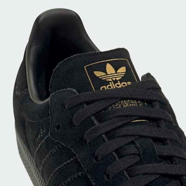 Cheap Adidas Samba OG Kasut Core Black/Grey Three/Gold Metallic JR0887