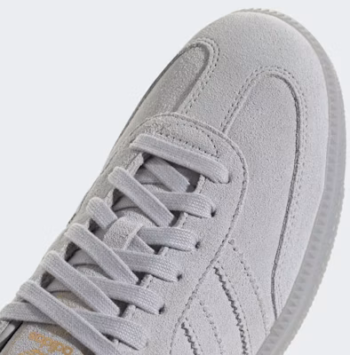 Adidas Samba OG Shoes Grey Two/Crystal White/Gold Metallic JR0888 1