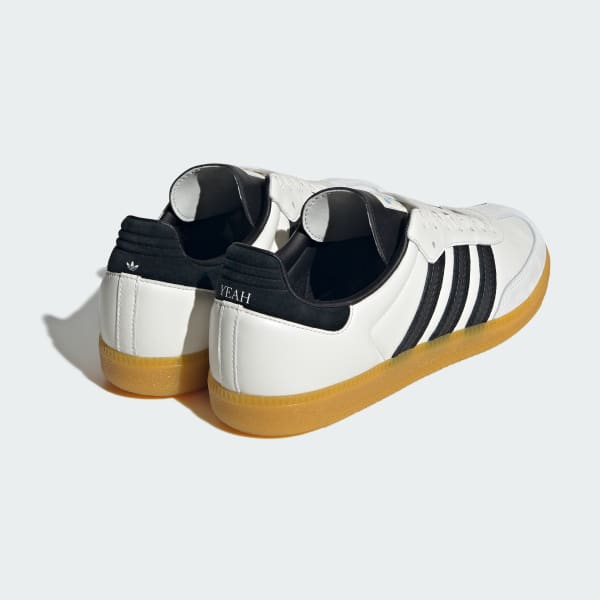 Order 아디다스 삼바 OG 신발 오프화이트/코어 블랙/프리러브드 옐로우 KJ1455