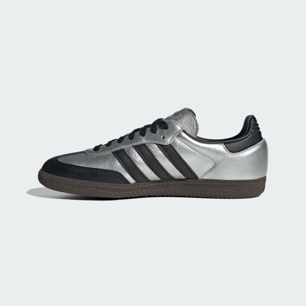 Sizing adidas Samba OG Schuhe Silber Metallic/Schwarz/Dunkelbraun KI8464
