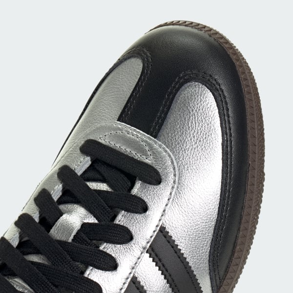Cheap adidas Samba OG Schuhe Silber Metallic/Schwarz/Dunkelbraun KI8464