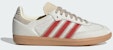 (Women) Adidas Samba OG Sneaker Wonder Beige/Cream White/Better Scarlet JS3935