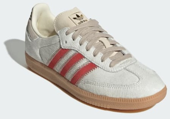 (Women) Adidas Samba OG Sneaker Wonder Beige/Cream White/Better Scarlet JS3935 Shop (Women) Adidas Samba OG Sneaker Wonder Beige/Cream White/Better Scarlet JS3935