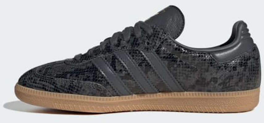 (Women) Adidas Samba OG Sneakers Core Black/Grey Six/Gum JQ3532 Details for (Women) Adidas Samba OG Sneakers Core Black/Grey Six/Gum JQ3532