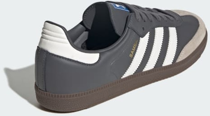 Adidas Samba OG Sneakers Grey Five/Core White/Gum JR0913 Details for Adidas Samba OG Sneakers Grey Five/Core White/Gum JR0913