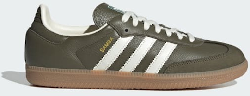 Adidas Samba OG Sneakers Medium Dark Khaki/Off White/Gum JR0890 Buy Adidas Samba OG Sneakers Medium Dark Khaki/Off White/Gum JR0890