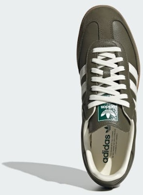 Adidas Samba OG Sneakers Medium Dark Khaki/Off White/Gum JR0890 Lookbook Adidas Samba OG Sneakers Medium Dark Khaki/Off White/Gum JR0890
