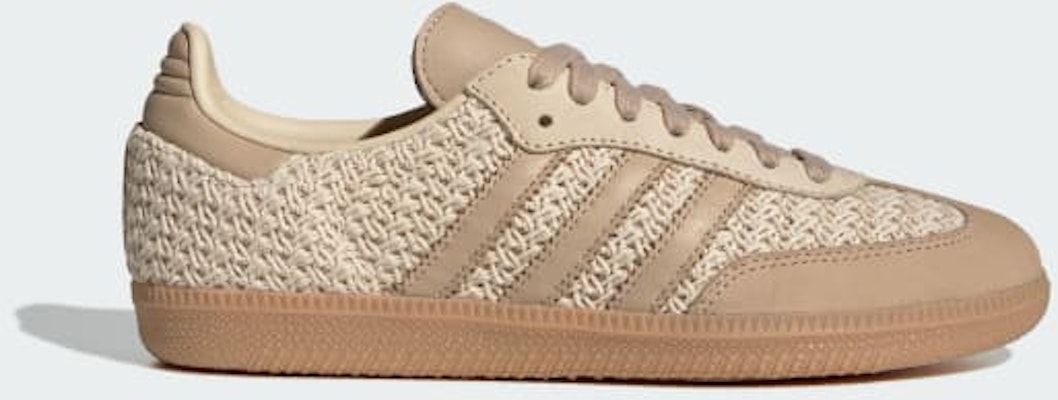 (Women) Adidas Samba OG Sneakers Sand Strata/Magic Beige/Gum JR9446 Buy (Women) Adidas Samba OG Sneakers Sand Strata/Magic Beige/Gum JR9446