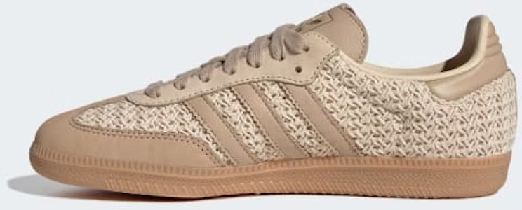 (W) Adidas Samba OG Sand Strata/Magic Beige/Gum Kasut Sneakers. JR9446 Details for (W) Adidas Samba OG Sand Strata/Magic Beige/Gum Kasut Sneakers. JR9446