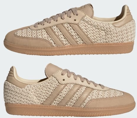 (Women) Adidas Samba OG Sneakers Sand Strata/Magic Beige/Gum JR9446 Sizing (Women) Adidas Samba OG Sneakers Sand Strata/Magic Beige/Gum JR9446