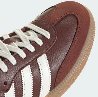 Adidas Samba OG Vintage Klasik Sneakers Coklat Fox/Putih Pudar/Gum JR0892 3