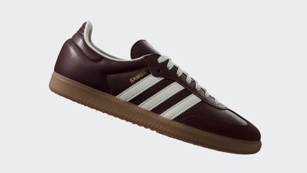 Lookbook Adidas Samba OG Vintage Klasik Sneakers Coklat Fox/Putih Pudar/Gum JR0892