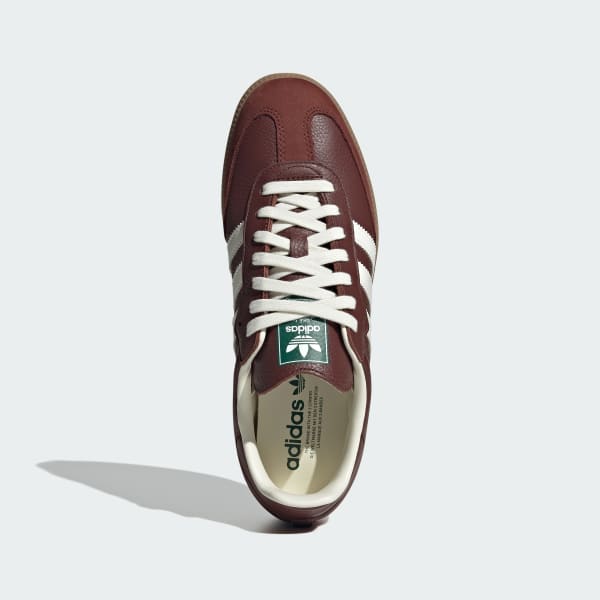 Shop Adidas Samba OG Vintage Klasik Sneakers Coklat Fox/Putih Pudar/Gum JR0892