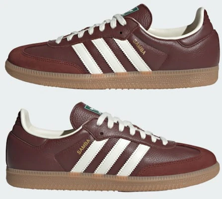 Adidas Samba OG Vintage Klasik Sneakers Coklat Fox/Putih Pudar/Gum JR0892 1