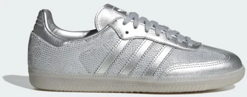 (Women) adidas Samba OG Shoes Japan Edition Silver Metallic/Silver Metallic/Clear Granite LA2687 (Women) adidas Samba OG Shoes Japan Edition Silver Metallic/Silver Metallic/Clear Granite LA2687