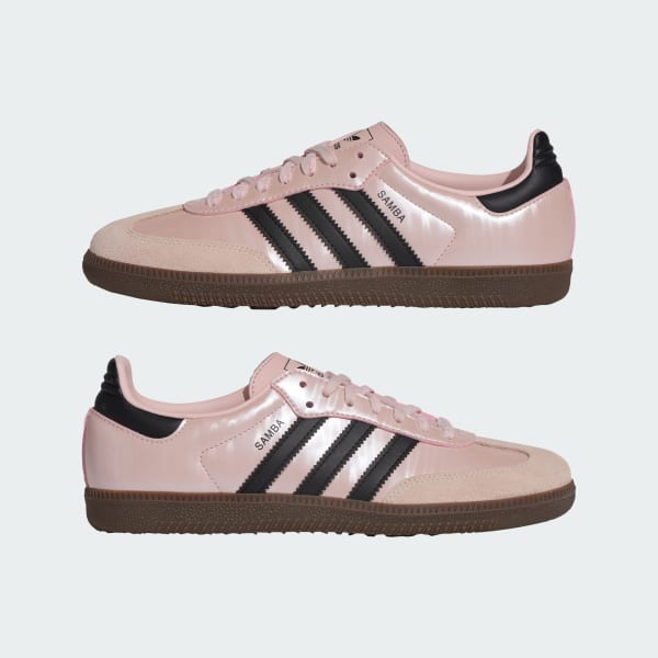 Sizing (W) adidas Samba OG 運動鞋 沙粉色/黑色/石英粉 KJ4305