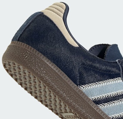 (Women) Adidas Samba OG White Black Sneakers Night Indigo/Clear Sky/Tactile Blue JS3934 1