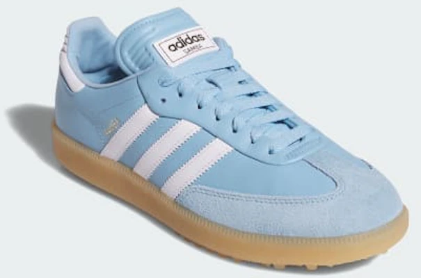 adidas Samba Spikeless Biru Jernih/Putih Awan/Gum KJ5431 Shop adidas Samba Spikeless Biru Jernih/Putih Awan/Gum KJ5431