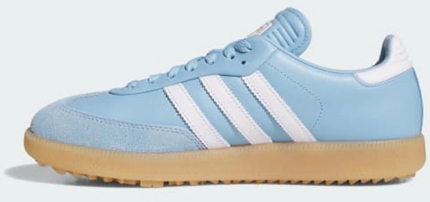 adidas Samba Spikeless Biru Jernih/Putih Awan/Gum KJ5431 Details for adidas Samba Spikeless Biru Jernih/Putih Awan/Gum KJ5431
