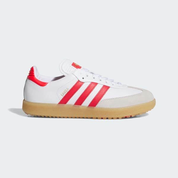 adidas Samba Spikeless Cloud White/Pure Ruby/Gum KJ5430