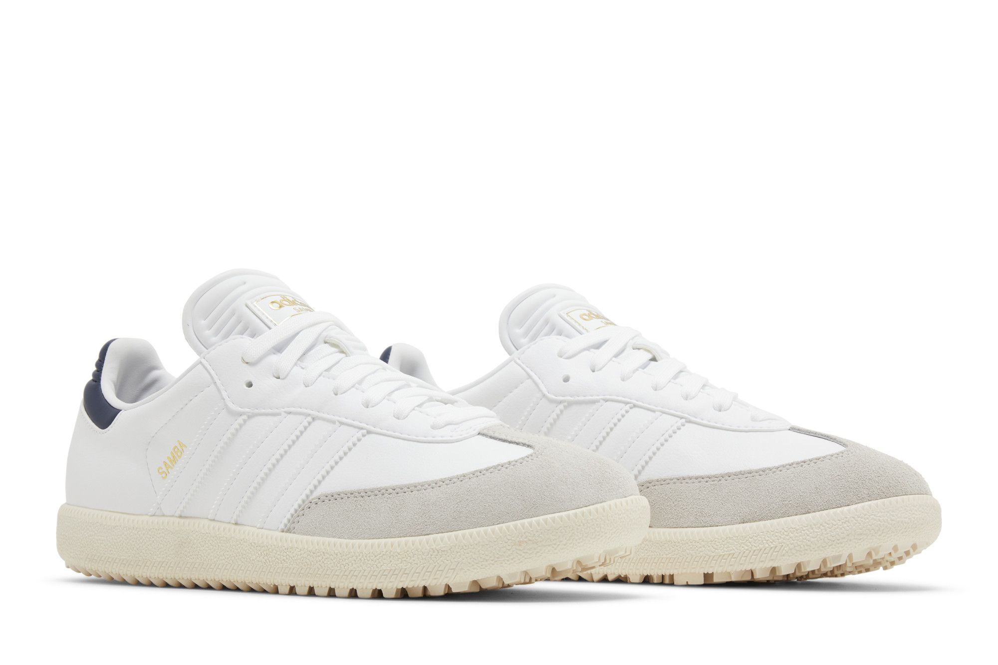 Cheap adidas Samba Spikeless Golf ''Bianco Collegiate Navy'' IE4870