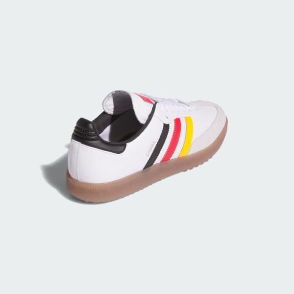 Purchase adidas Samba Spikeless Golf Cloud White/Pure Ruby/Core Black Kasut Golf KJ8224