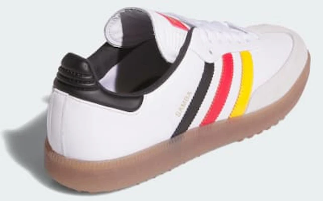 adidas Samba Spikeless Golf Cloud White/Pure Ruby/Core Black Kasut Golf KJ8224 Purchase adidas Samba Spikeless Golf Cloud White/Pure Ruby/Core Black Kasut Golf KJ8224