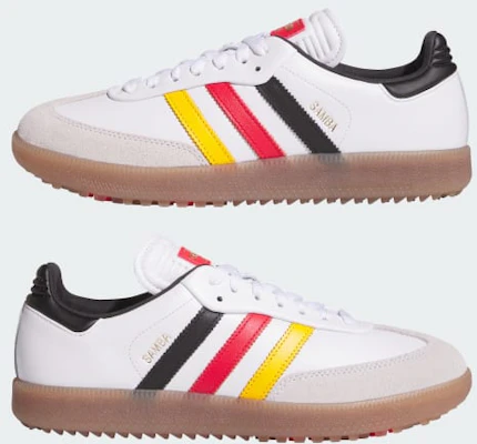 adidas Samba Spikeless Golf Cloud White/Pure Ruby/Core Black Kasut Golf KJ8224 Sizing adidas Samba Spikeless Golf Cloud White/Pure Ruby/Core Black Kasut Golf KJ8224