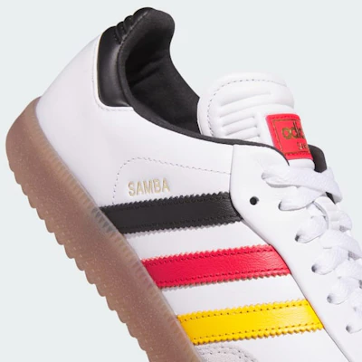 adidas Samba Spikeless Golf Cloud White/Pure Ruby/Core Black Kasut Golf KJ8224 1
