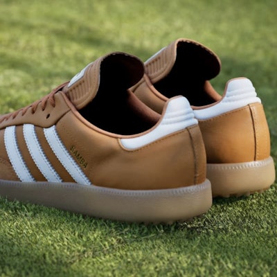 아디다스 삼바 스파이크리스 골프화 러스틱 오렌지/클라우드 화이트/검 JR4466 2