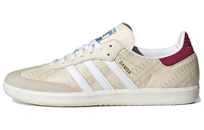 adidas Samba Wonder White Legacy Burgundy ID4198