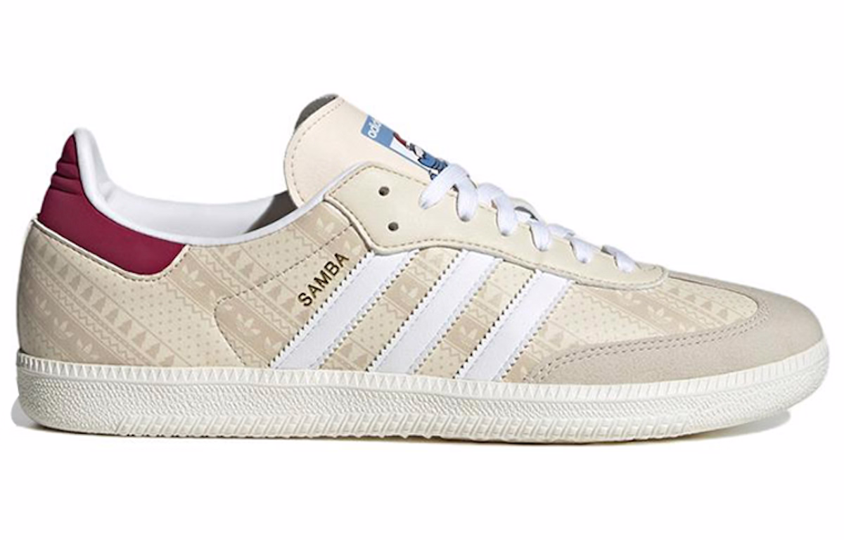 adidas Samba Wonder White Legacy Burgundy ID4198