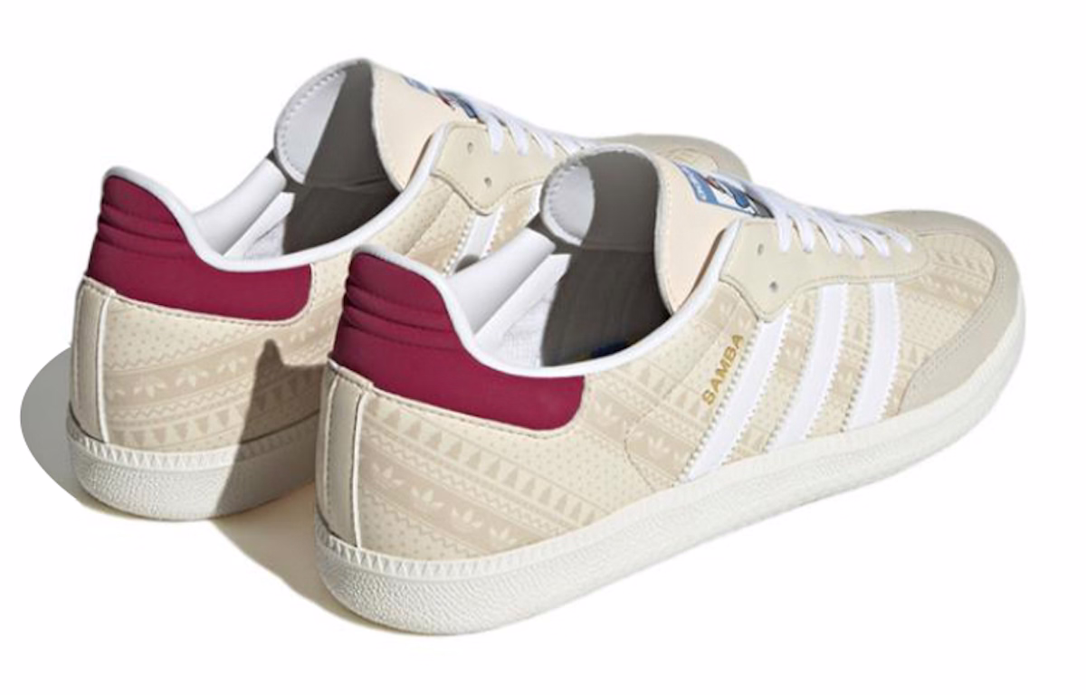 adidas Samba Wonder White Legacy Burgundy ID4198