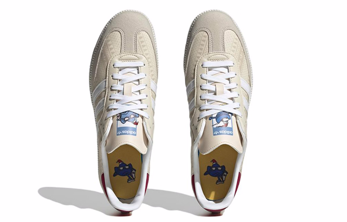 adidas Samba Wonder White Legacy Burgundy ID4198