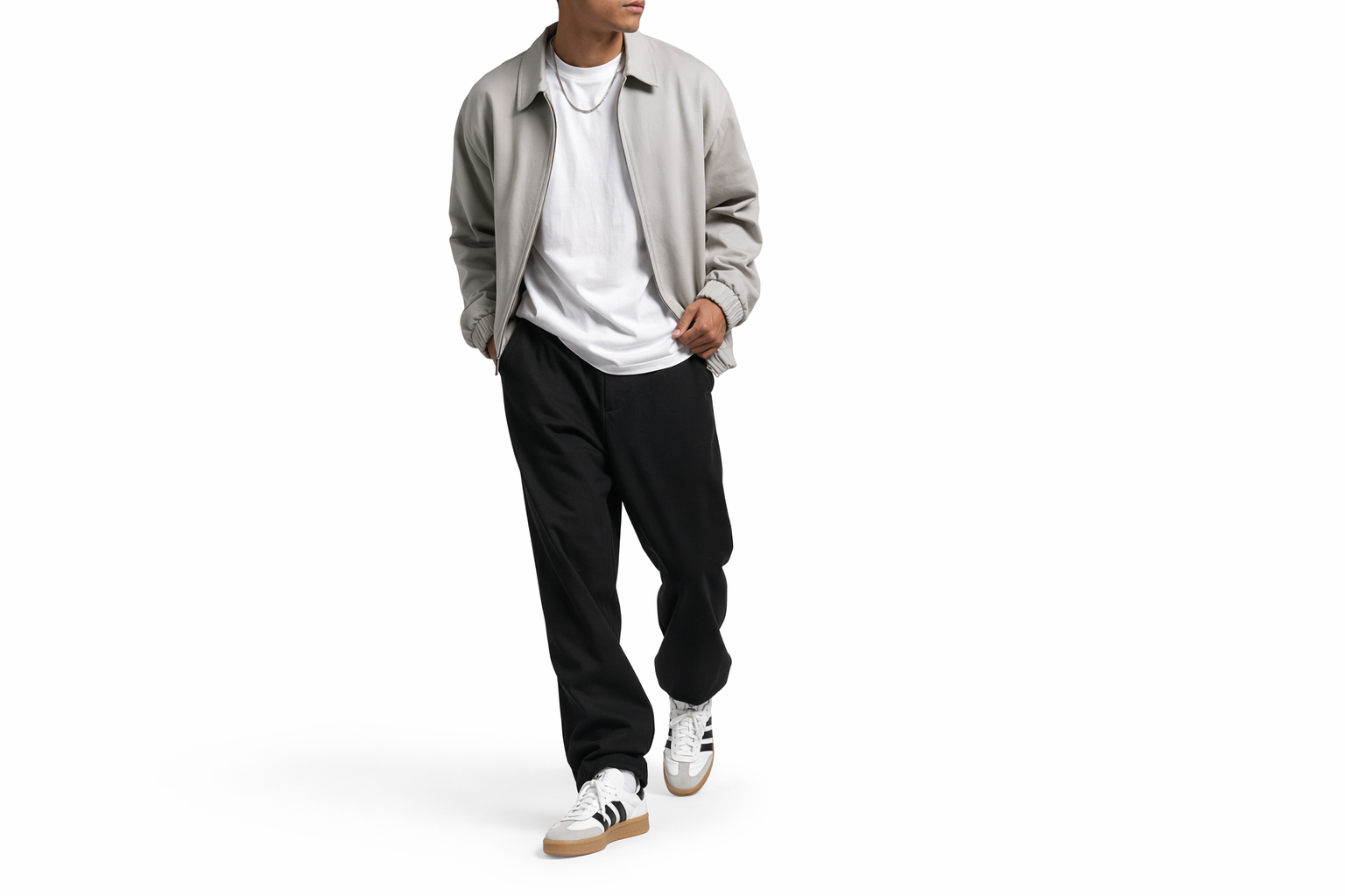 Order Adidas Samba XLG 舒適百搭 潮流 防滑耐磨 低幫 板鞋 男女同款 白黑