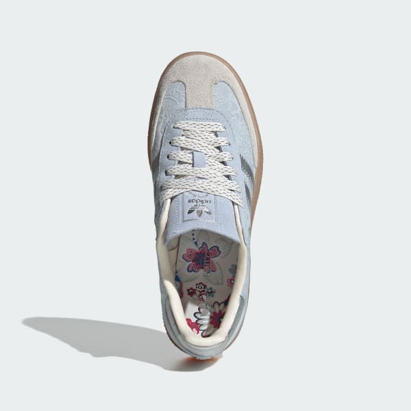 Lookbook (W) adidas SAMBAE X LIBERTY LONDON 聯名鞋款 水晶藍/銀金屬/粉白 IH1967