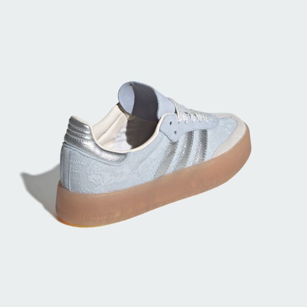 Details for (W) adidas SAMBAE X LIBERTY LONDON 聯名鞋款 水晶藍/銀金屬/粉白 IH1967