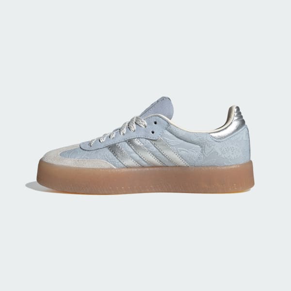 Sizing (W) adidas SAMBAE X LIBERTY LONDON 聯名鞋款 水晶藍/銀金屬/粉白 IH1967