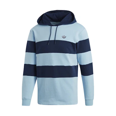 adidas Samstag Striped Colorblock Collegiate Hoodie Light Blue () EC9303