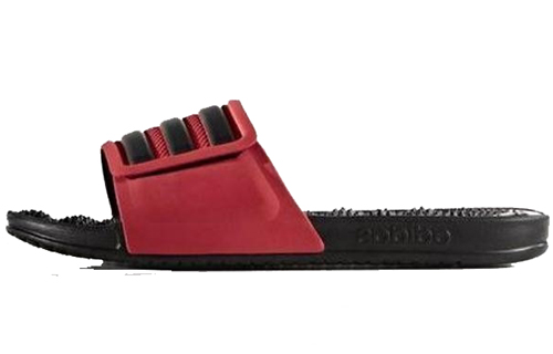 adidas Sandal Adissage Black Red Slippers 'Black Red' BB4110